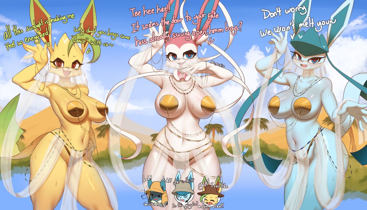 eeveelution bellydancers page 3 full