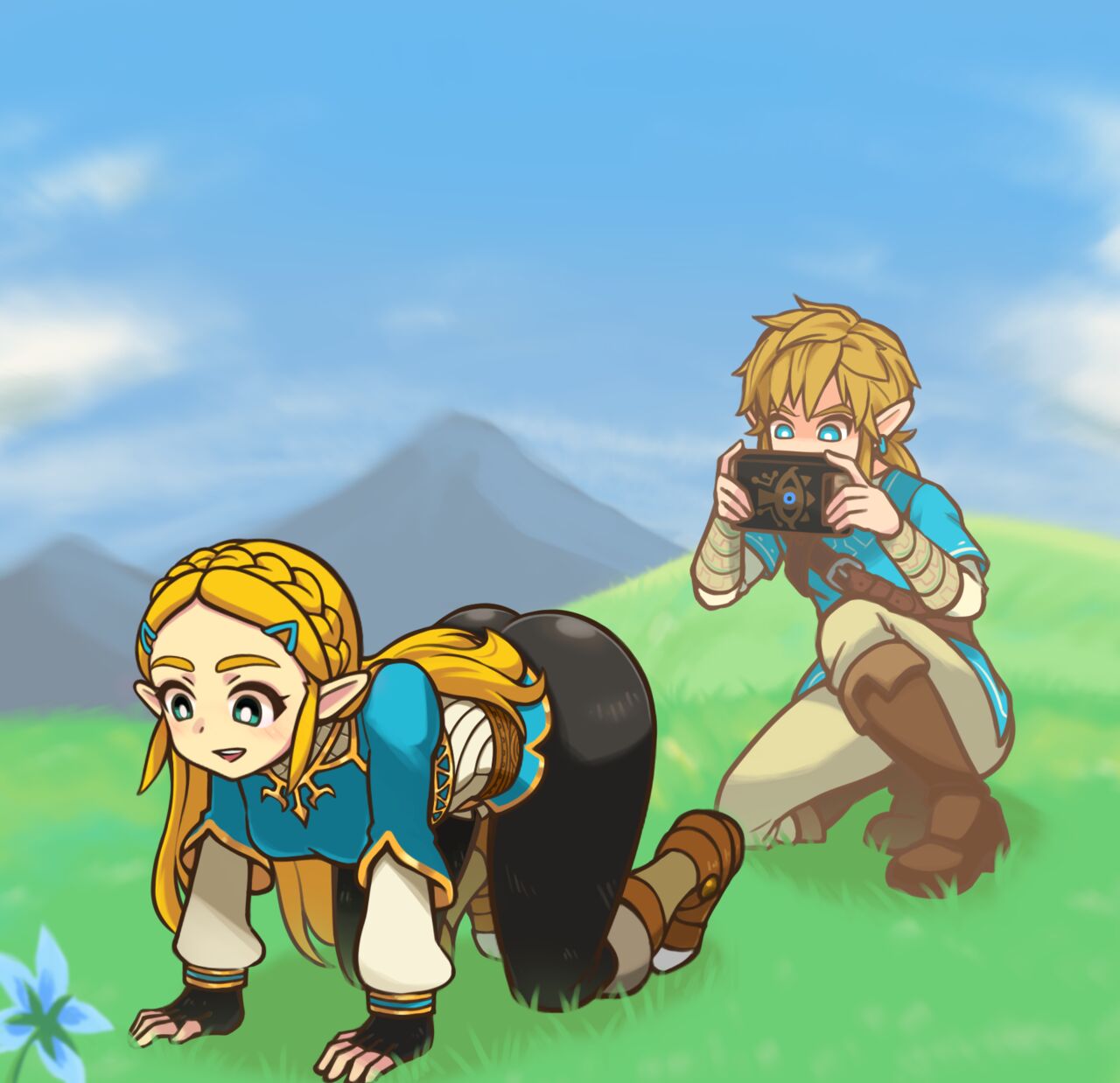 Sneak peek! Princess Zelda page 1 full