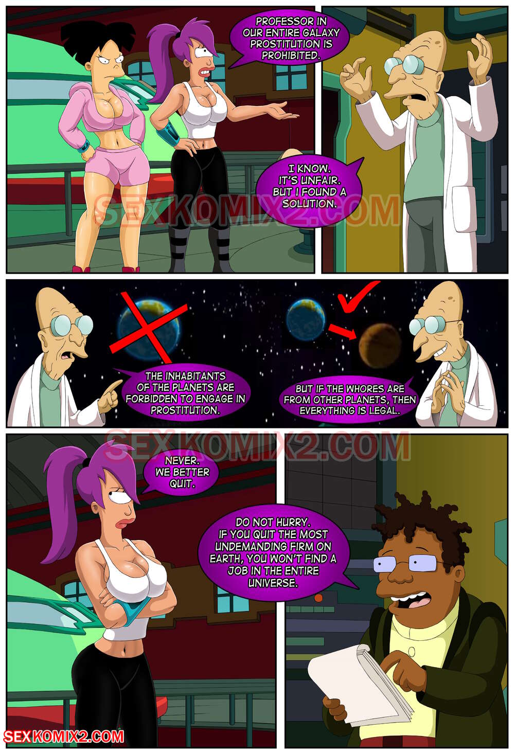 Futurama: Interplanetary Sex – SexKomix - english - ongoing page 4 full