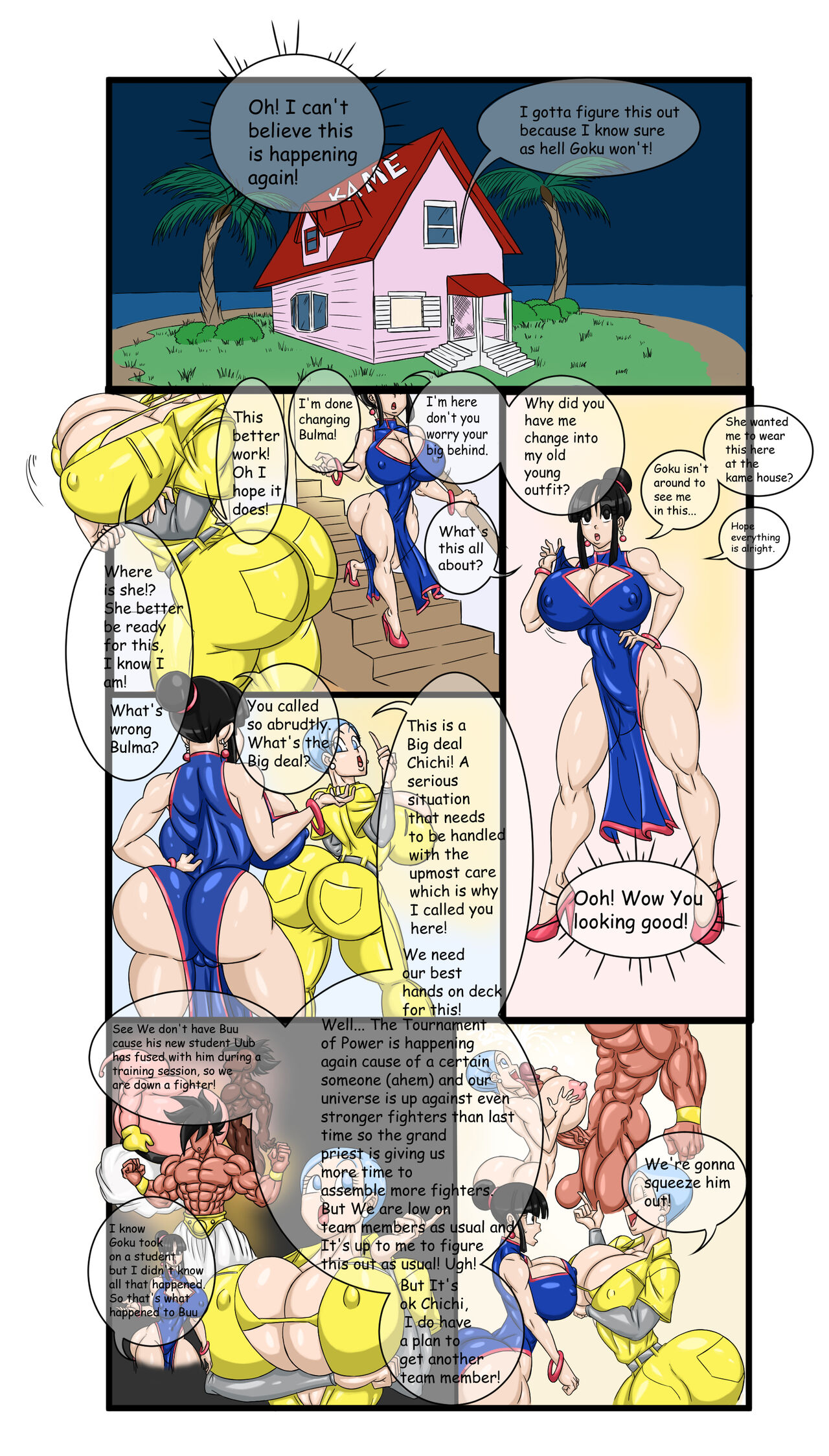 Bulma and Chichi Tag Team page 1 full