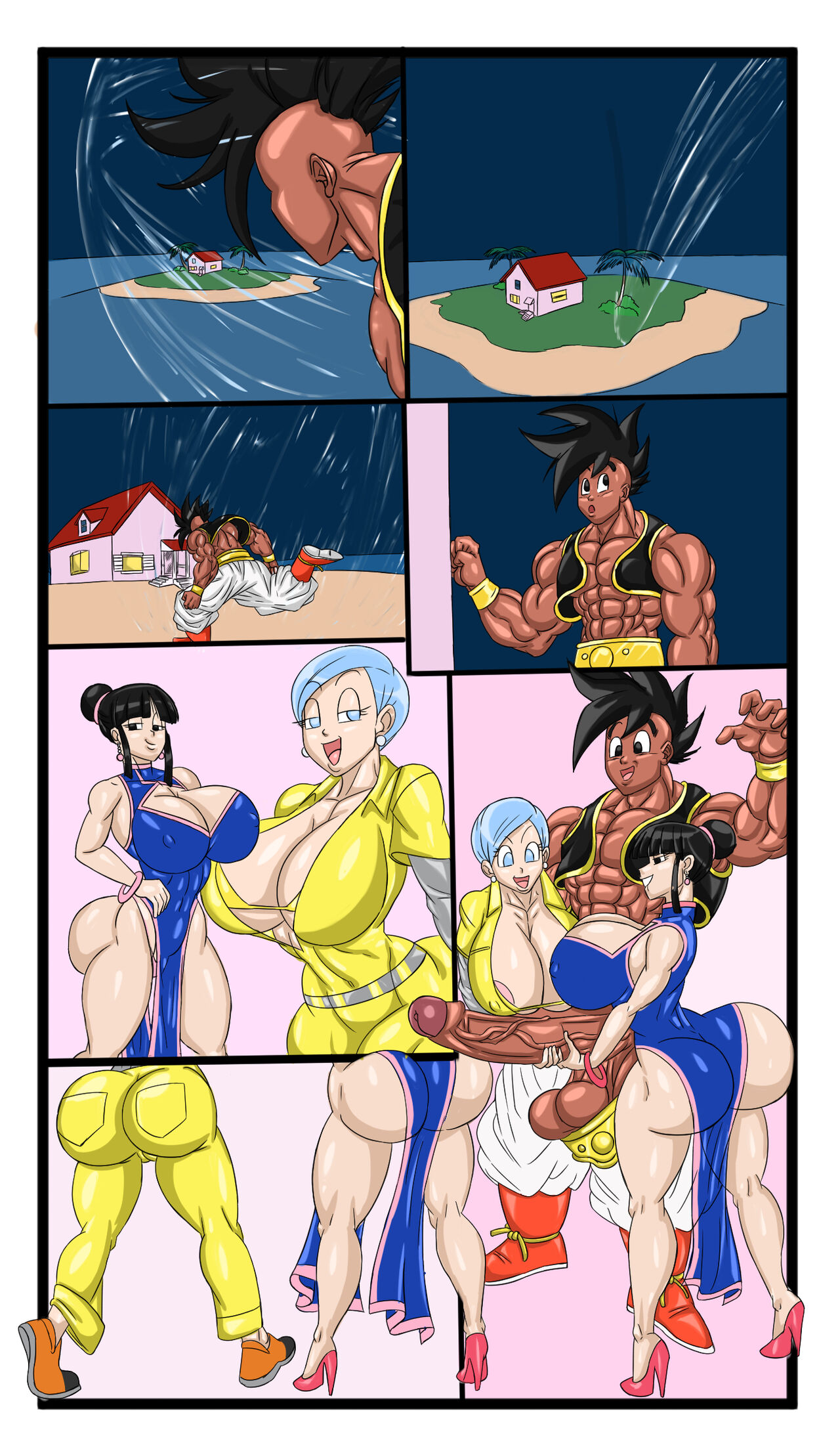 Bulma and Chichi Tag Team page 7 full