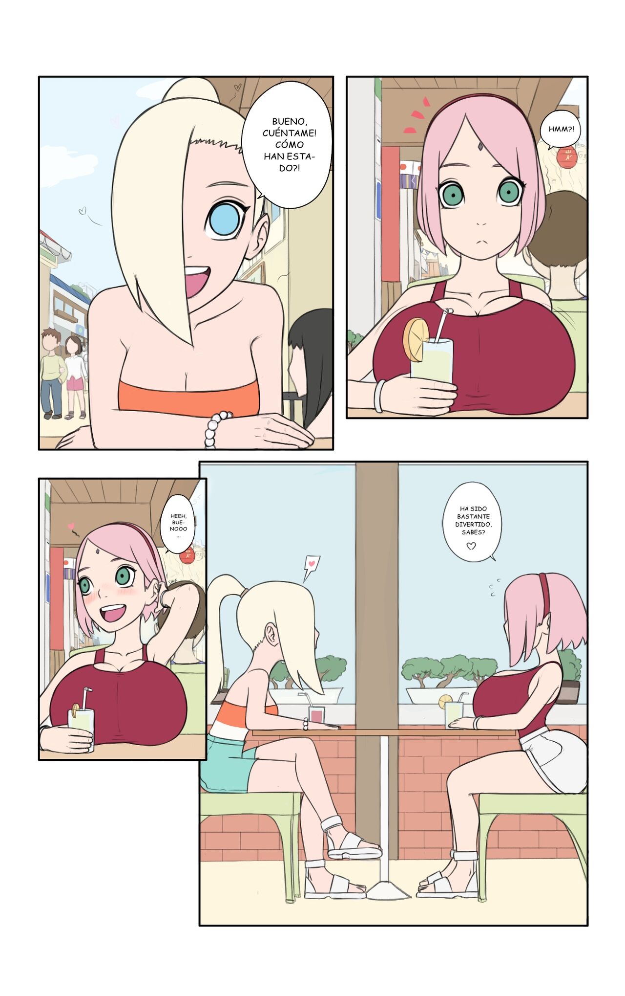 Hot days in Konoha 2  - Spanish - Ongoing page 1 full