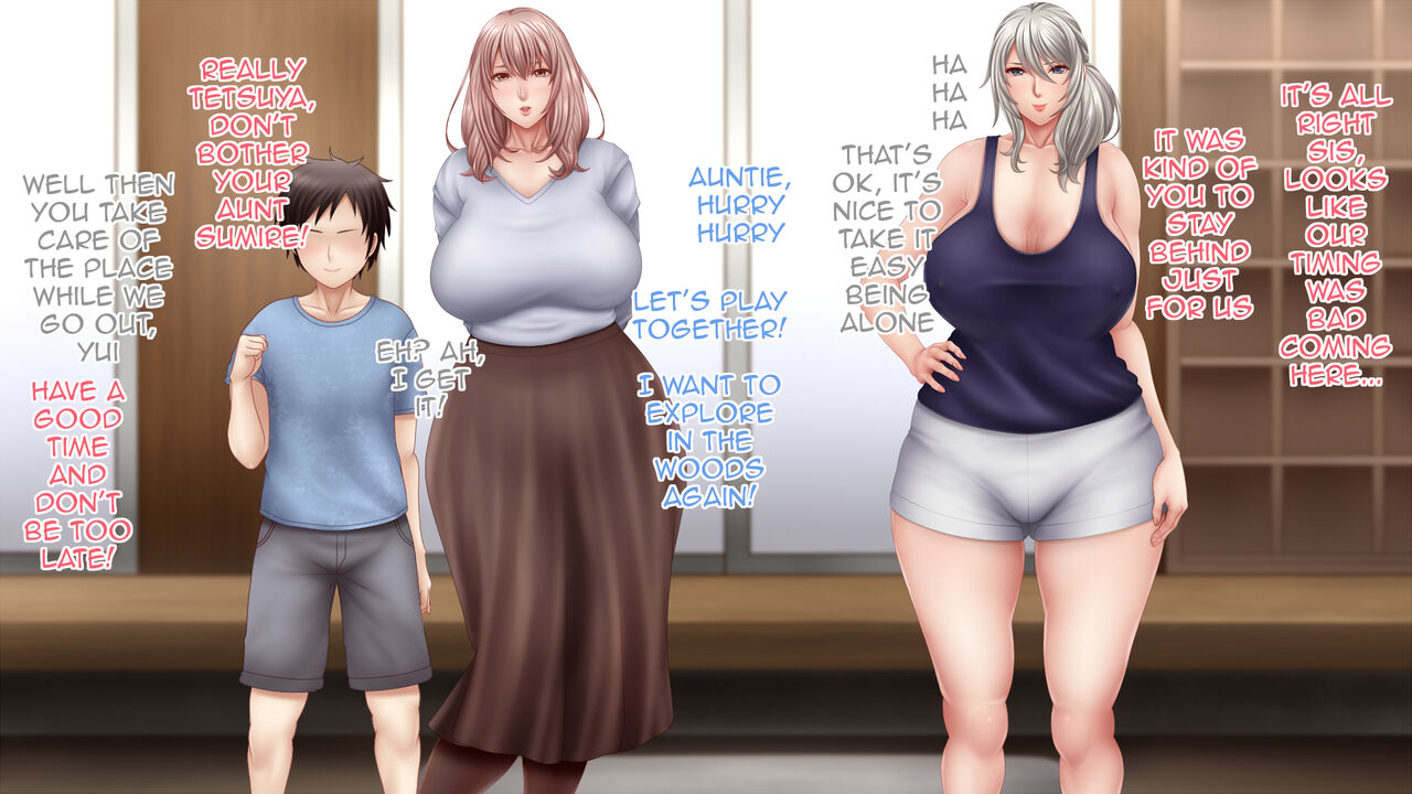 Kuro Bira no Oba-san to Okaa-san no Nakami|Auntie's Black Petals and Mother's Inside page 9 full