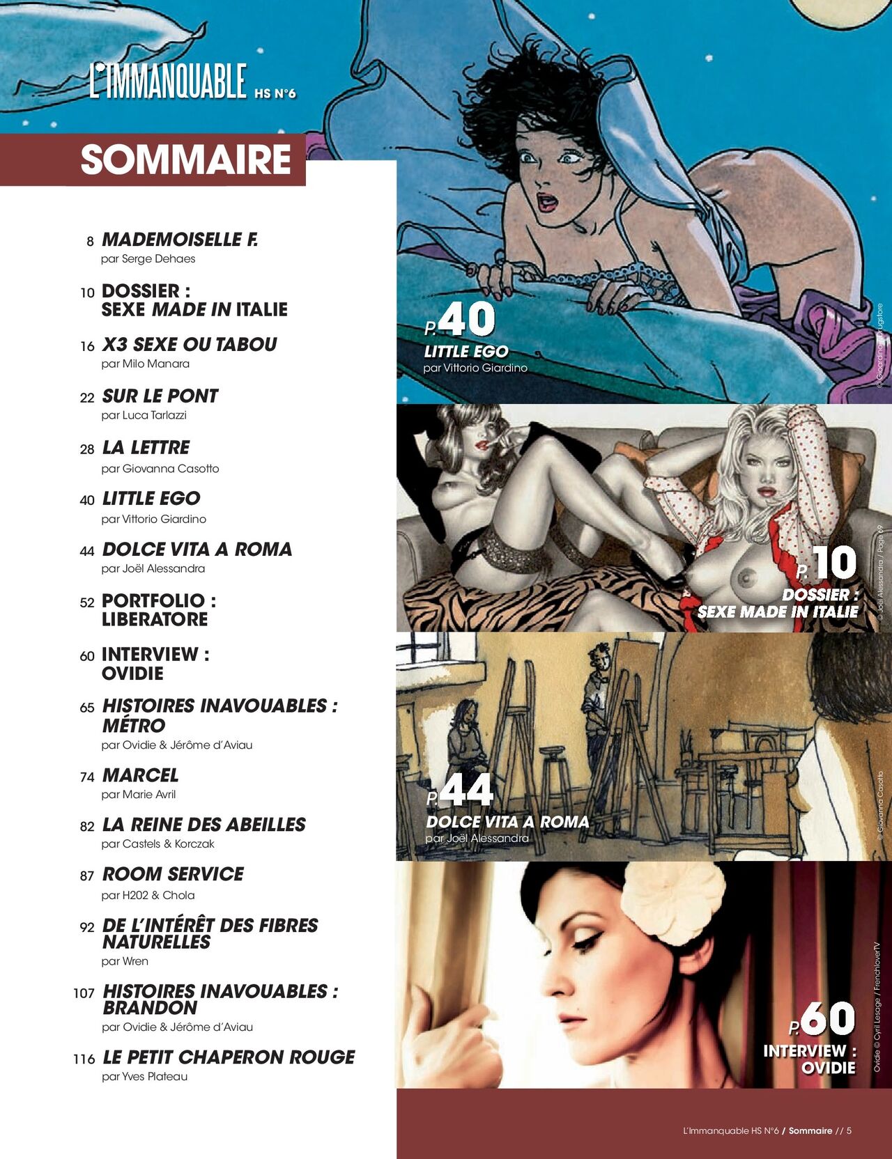 L'immanquable Hors-Série N°6 - Spécial Dolce vita page 5 full