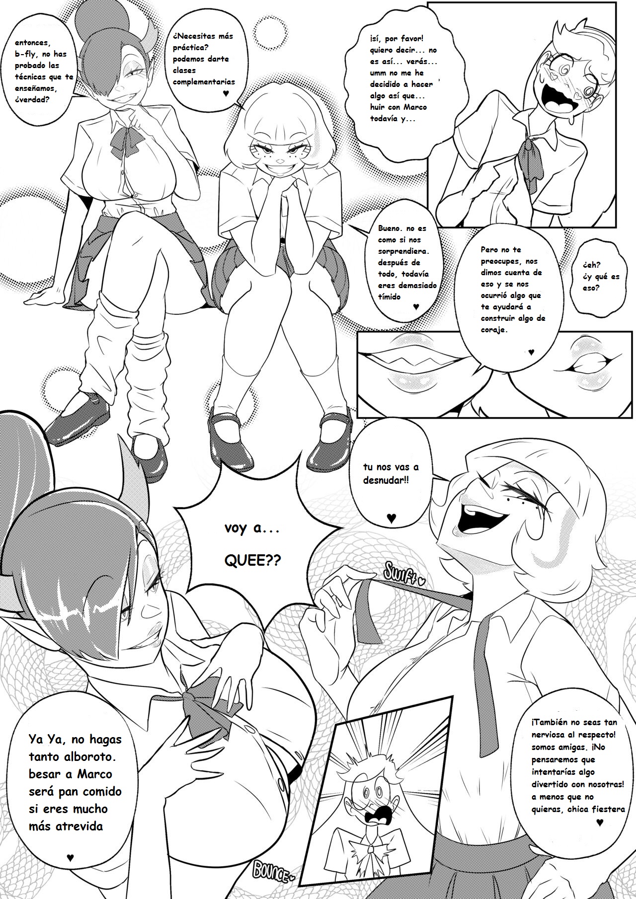 Kissing Lesson and Teasing Star page 6 full