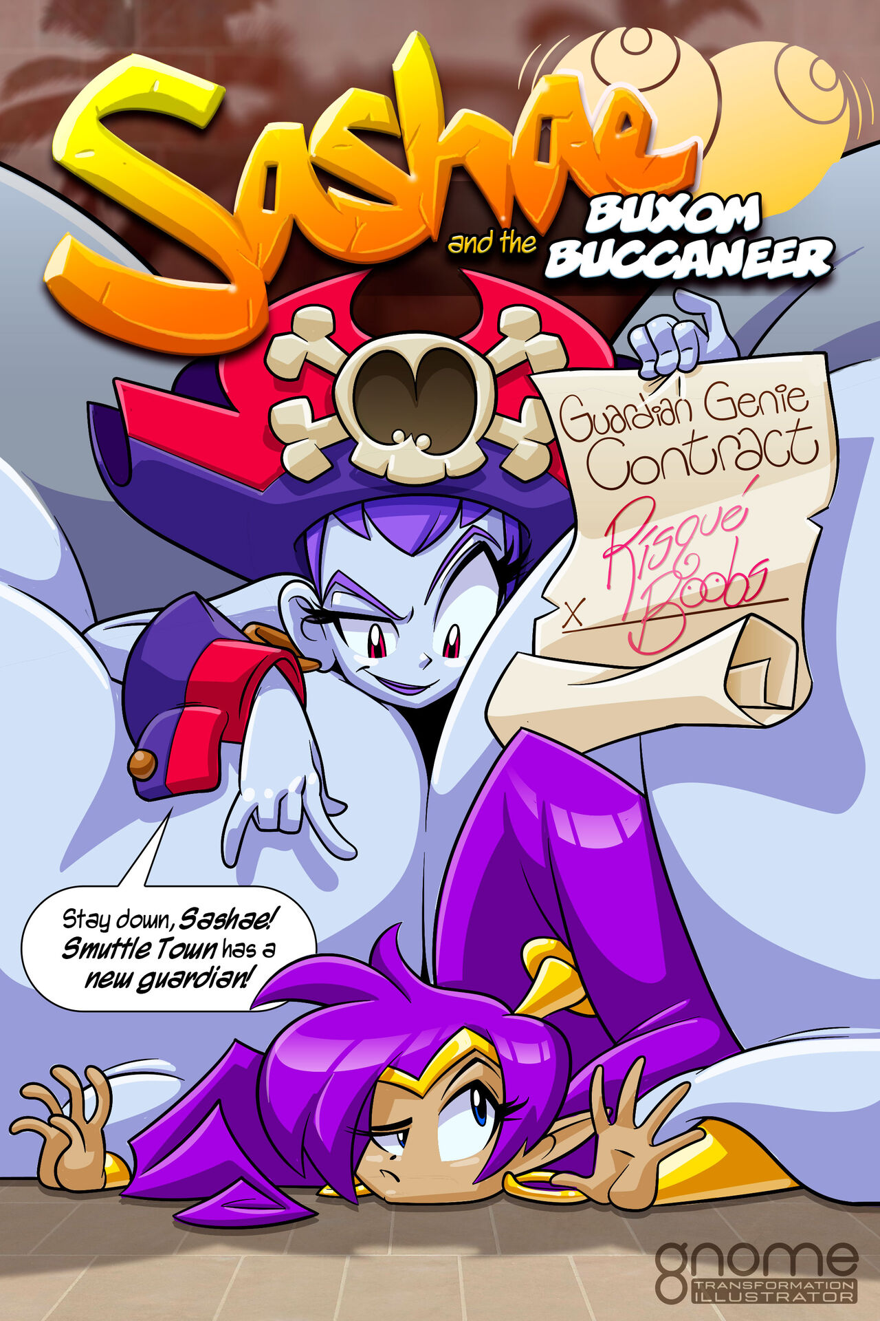 Sashae And The Buxom Buccaneer page 1 full