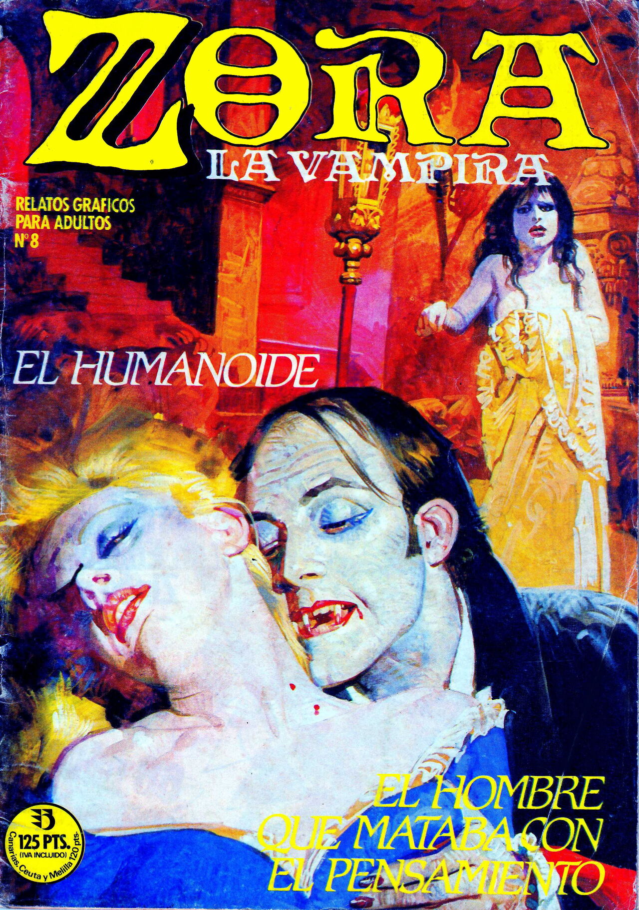 Zora la vampira n.8 - El humanoide & El hombre que mataba con el pensamiento page 1 full
