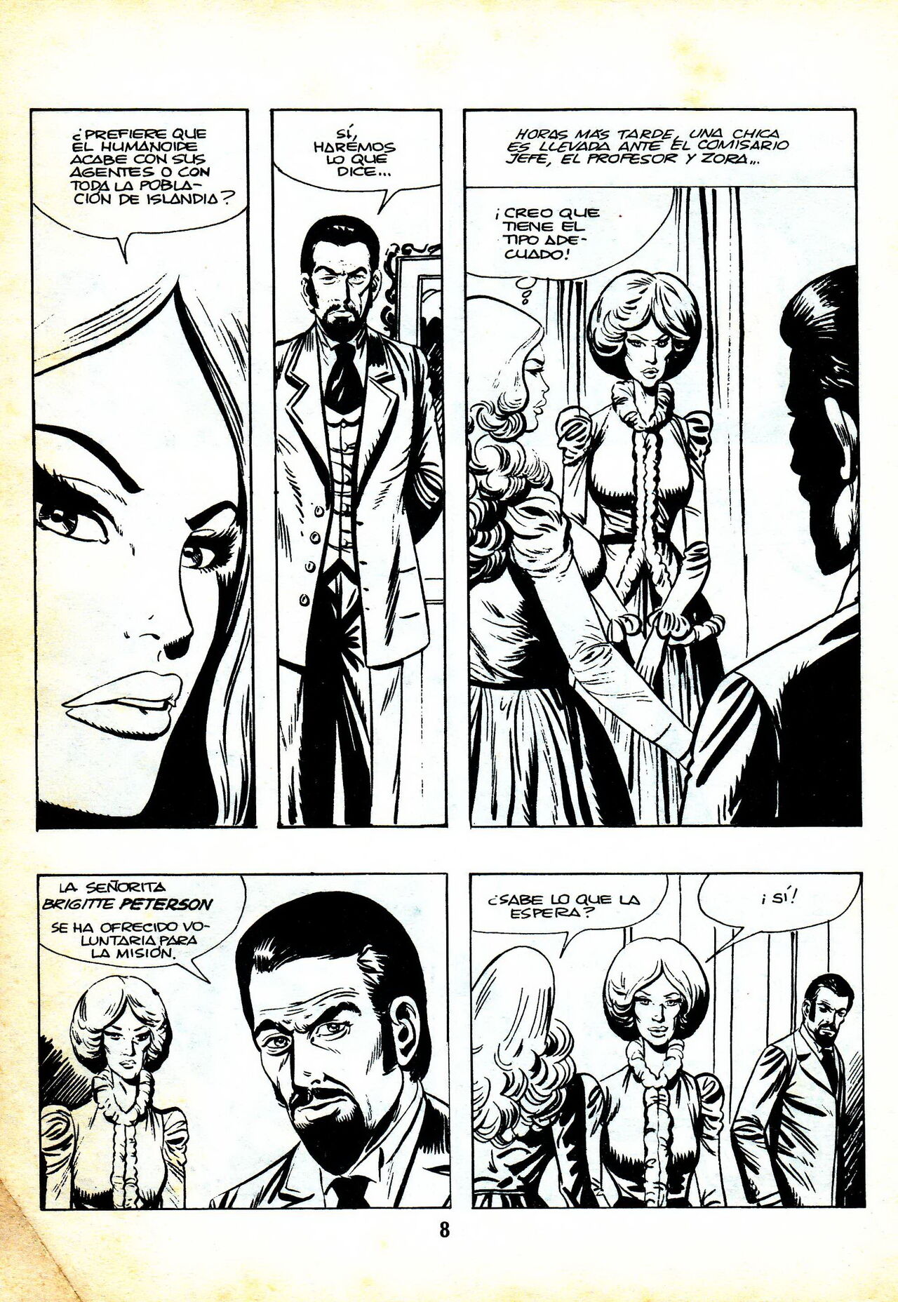 Zora la vampira n.8 - El humanoide & El hombre que mataba con el pensamiento page 8 full