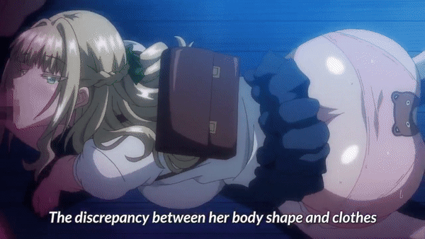 Seika Jogakuin Kounin Sao Ojisan 4 animated GIF Decensored page 10 full