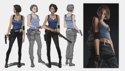 Resident Evil 3 Remake Gallery Art