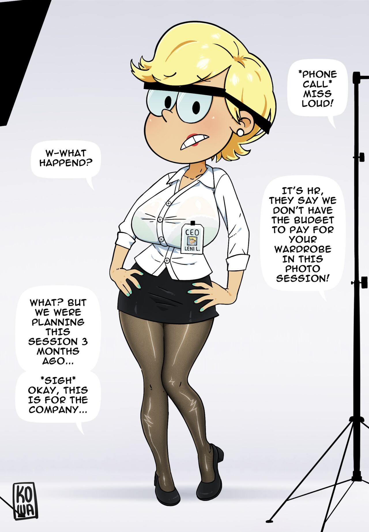 Miss Leni Loud page 3 full