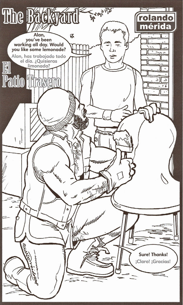 The Backyard ~ El Patio Trasero page 1 full
