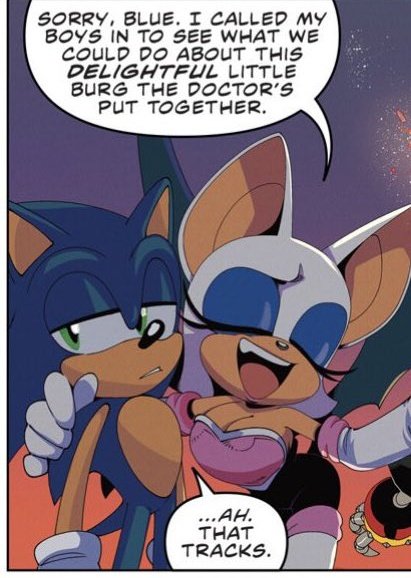 Sonic Rouge IDW 59 Redraw page 1 full