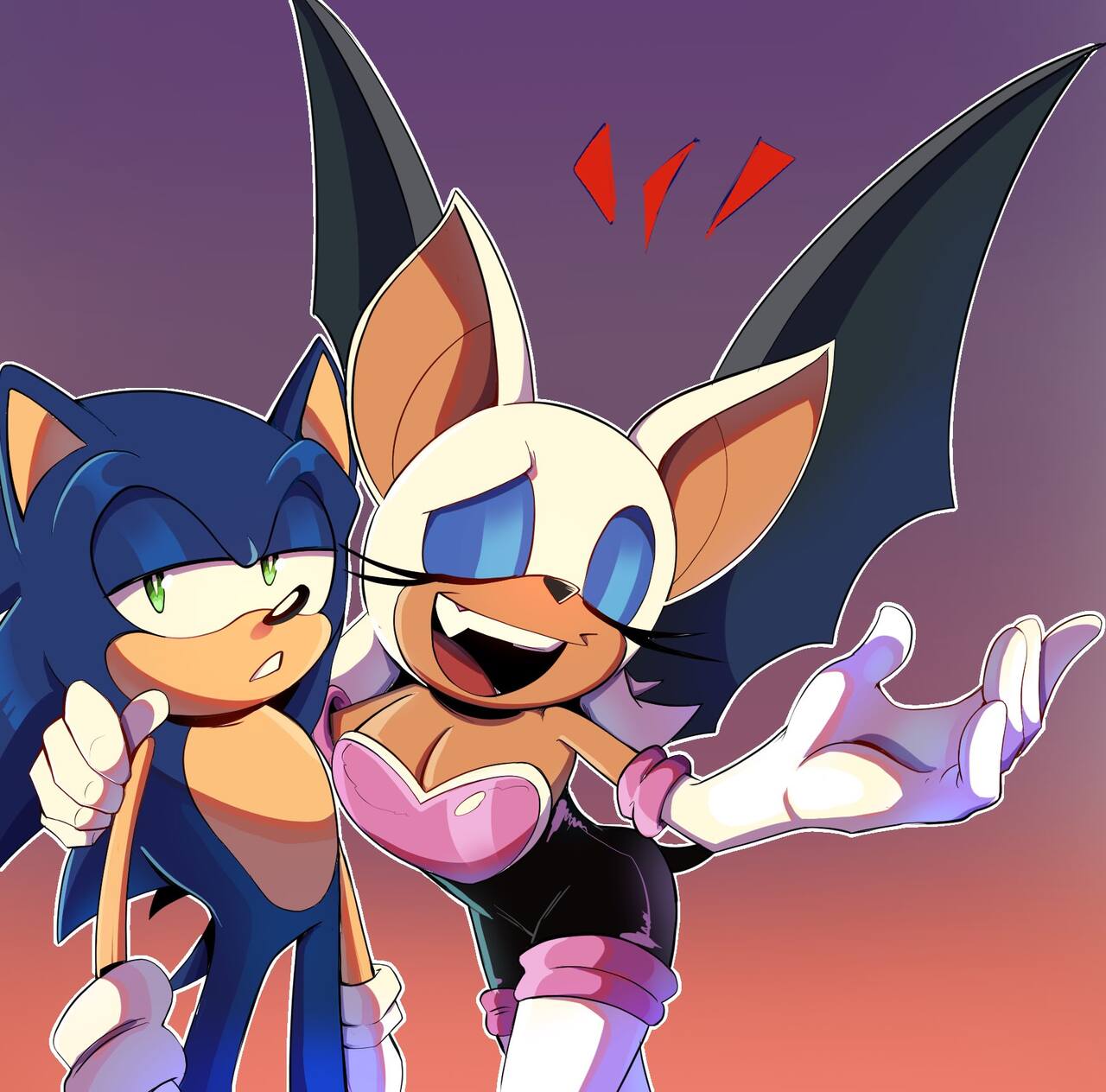 Sonic Rouge IDW 59 Redraw page 2 full