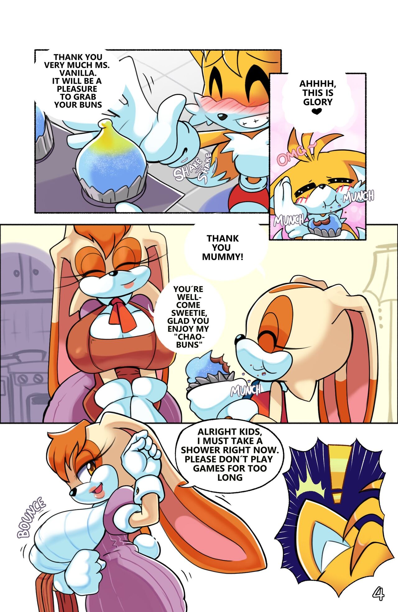 Tails Gamer Moment page 5 full