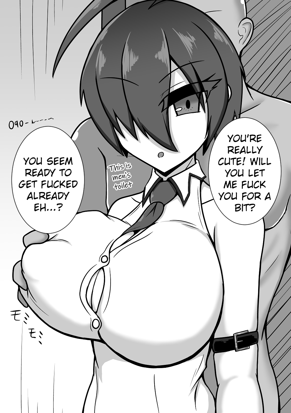 Katame Mekakure Keiyo Sonoko | Peek-a-Bang Type Girl Series page 1 full