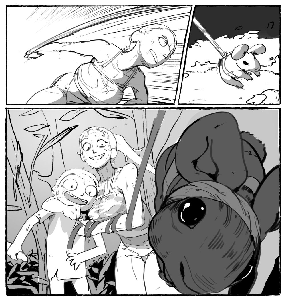 That Time Me and My Younger Brother Got Stranded in Some Alien Planet and Can't Get Back Home. Also I'm Secretly Attracted to Him and I Think He Is Attracted to Me Too. page 3 full