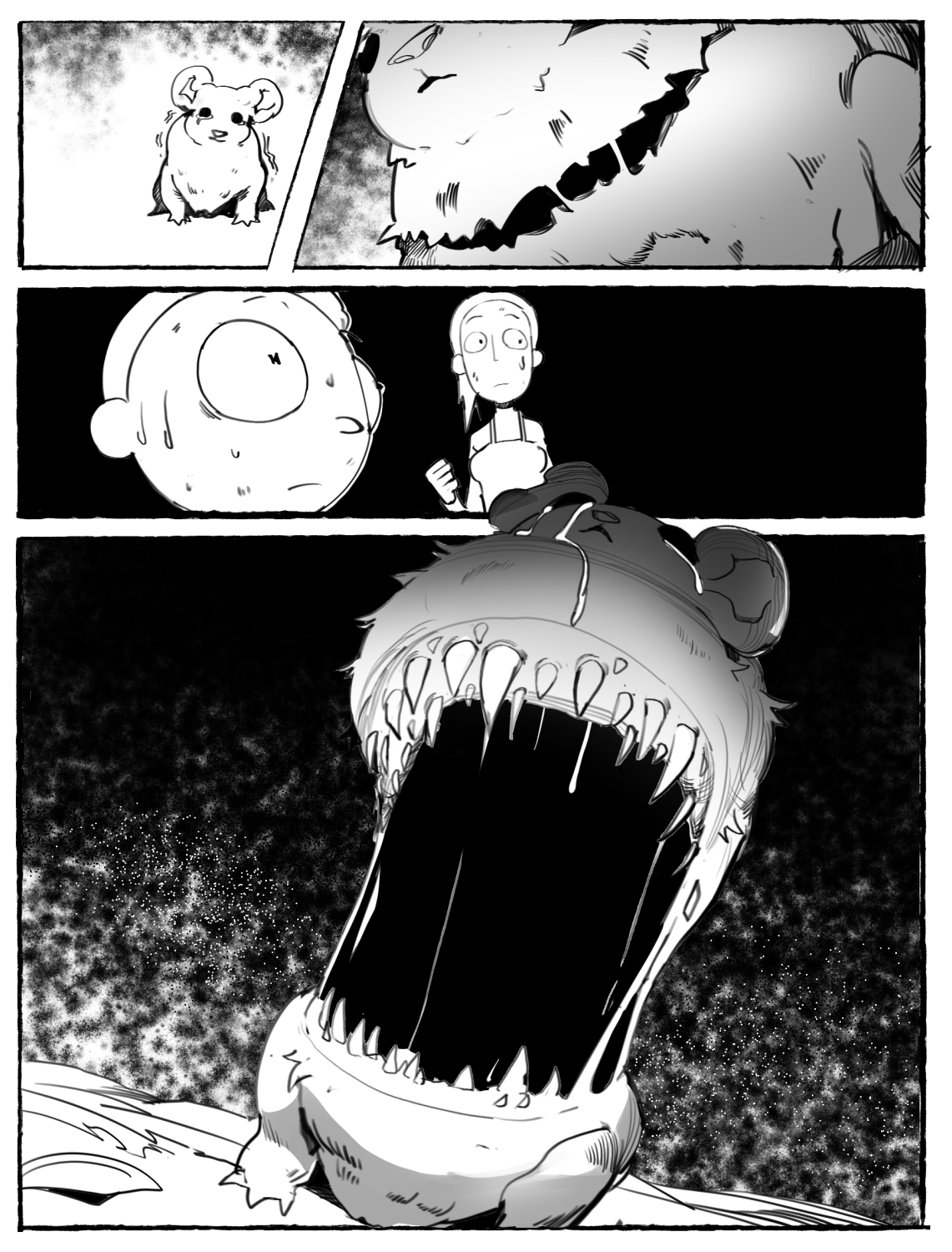 That Time Me and My Younger Brother Got Stranded in Some Alien Planet and Can't Get Back Home. Also I'm Secretly Attracted to Him and I Think He Is Attracted to Me Too. page 6 full