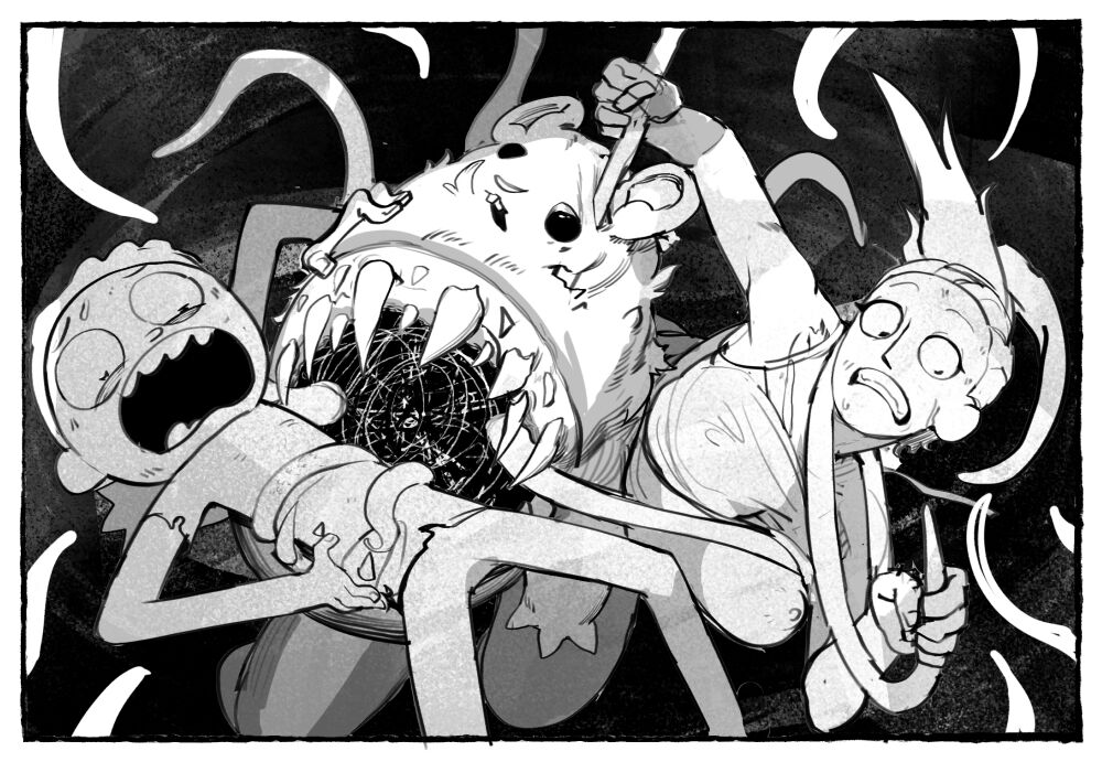 That Time Me and My Younger Brother Got Stranded in Some Alien Planet and Can't Get Back Home. Also I'm Secretly Attracted to Him and I Think He Is Attracted to Me Too. page 8 full