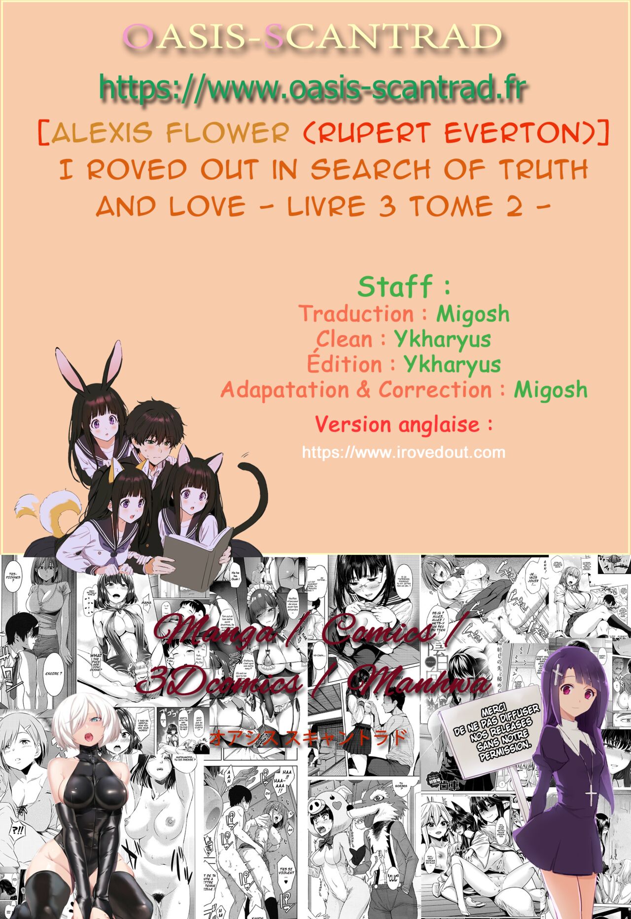 I Roved Out in Search of Truth and Love - Livre 3 Tome 21 - Enfoirés page 6 full