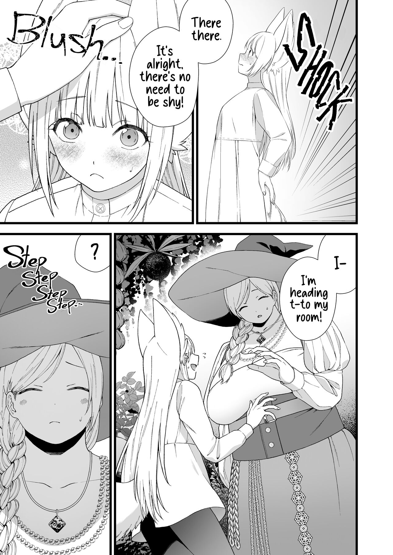Seitsuu shita Futanari Loli ga Ookii Oneesan ni Ippai Shasei sasetemorau Hanashi page 3 full