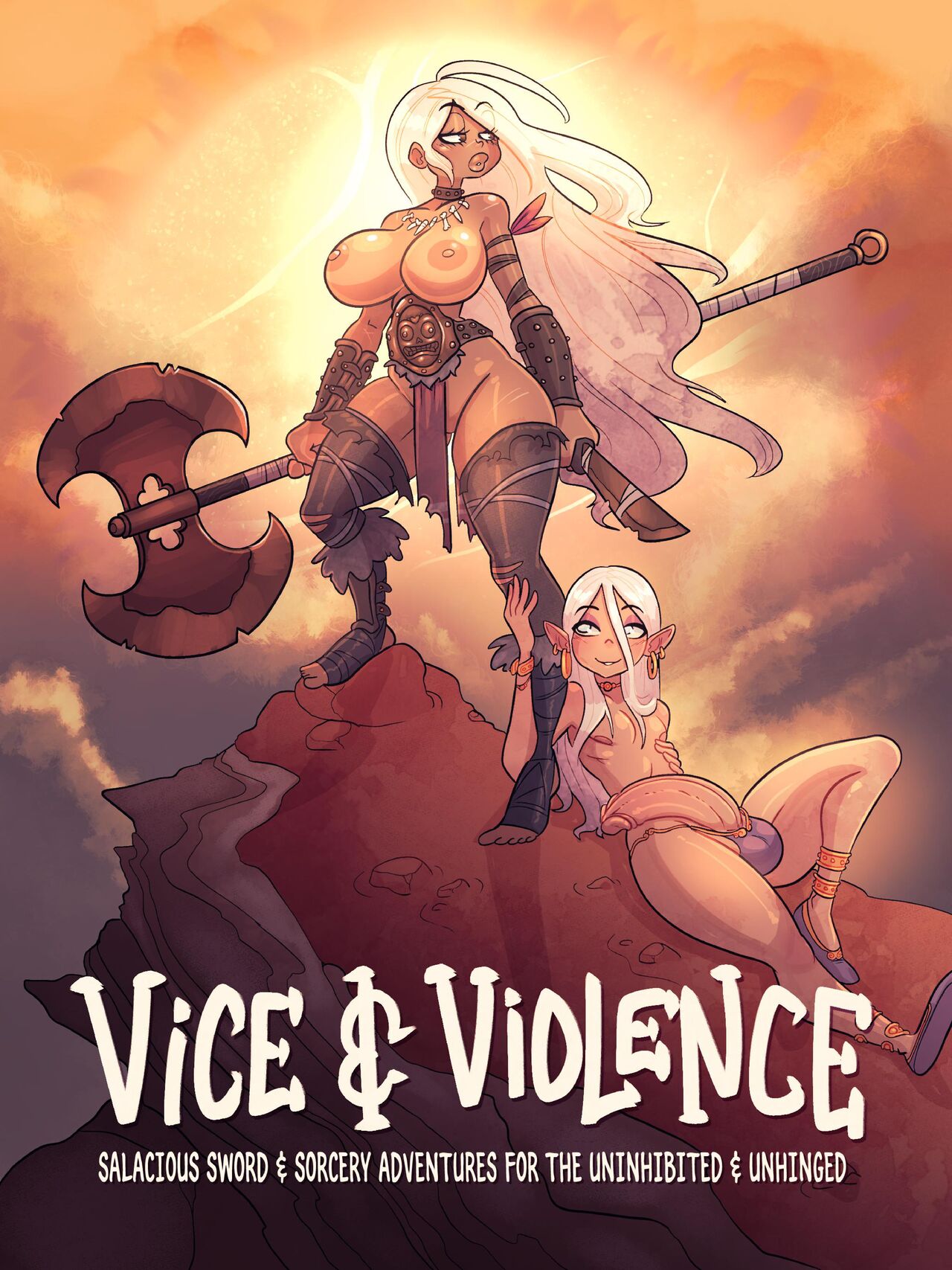 Vice & Violence: Salacious Sword & Sorcery Adventures for the Uninhibited & Unhinged page 1 full