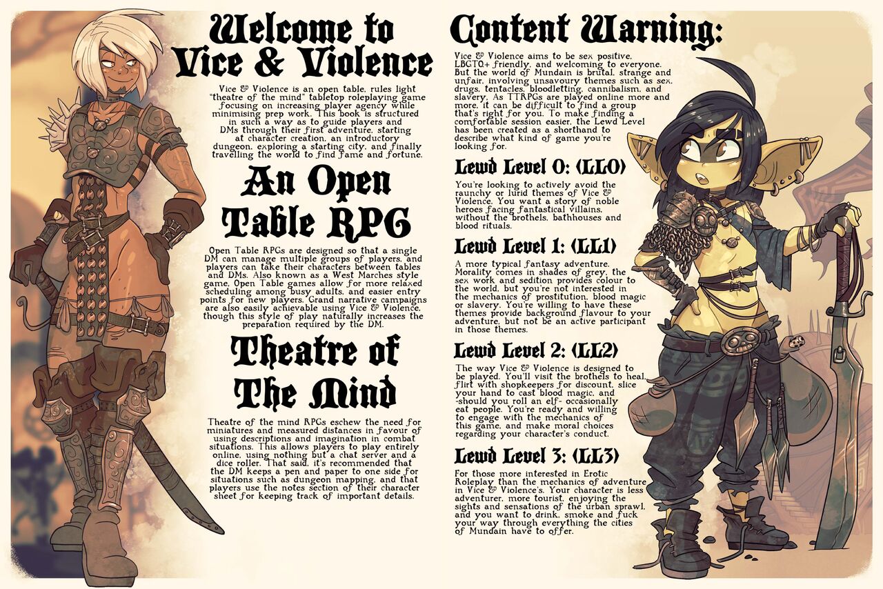 Vice & Violence: Salacious Sword & Sorcery Adventures for the Uninhibited & Unhinged page 3 full
