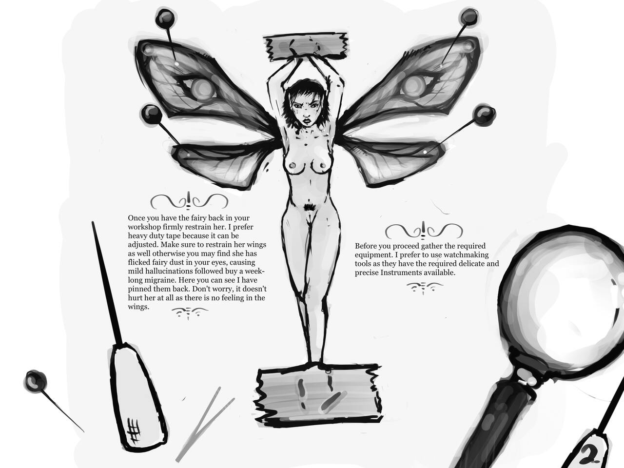 The complete field guide to subduing magical creatures, chapter 1 fairies. page 3 full