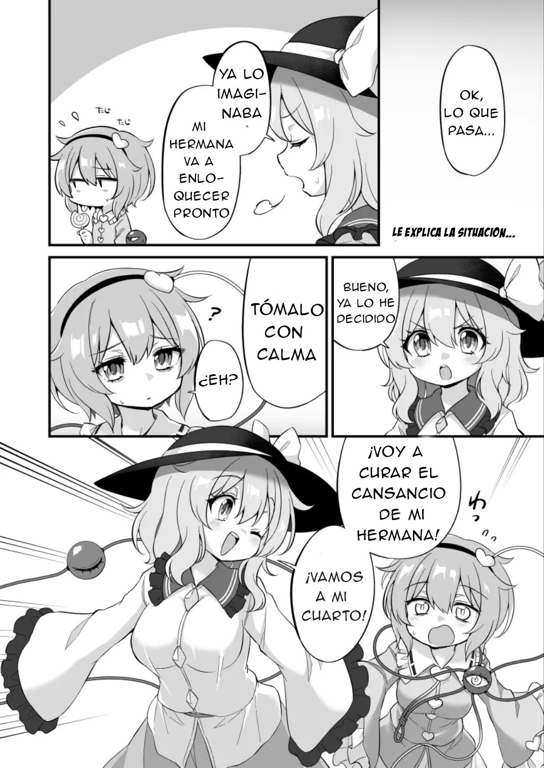 Komeiji Satori wa Sareru ga Mama ni | Satori Komeiji ¡Dejate Llevar! page 6 full