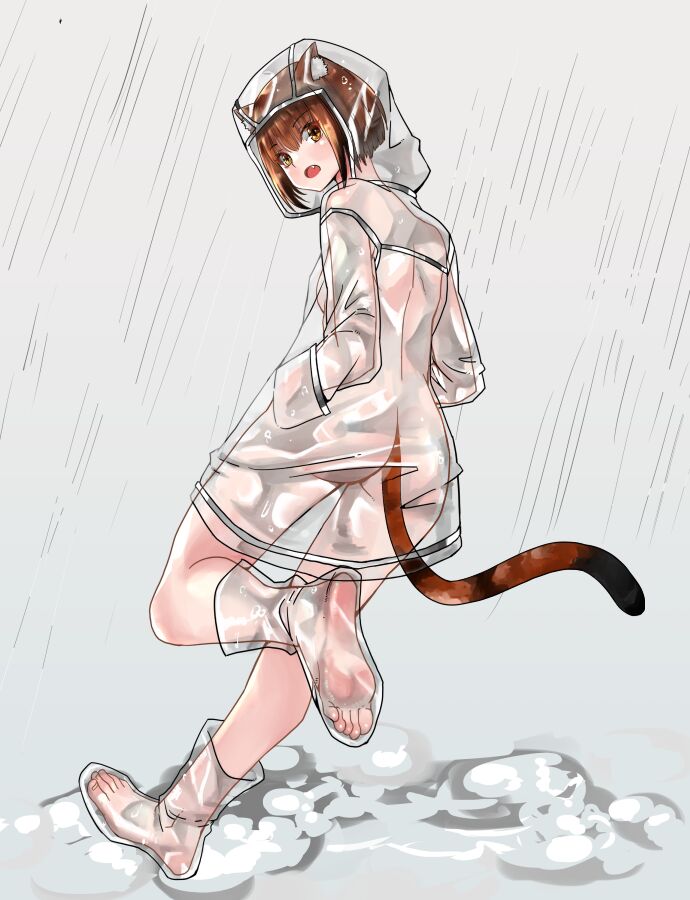 April Showers: Nude Girls in the Rain page 2 full