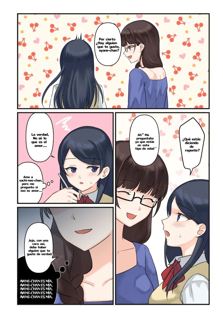 1RT de Nakawarui Nonke Joshi-tachi ga 1-byou Kiss suru Series  - Ayane no Kako. page 6 full