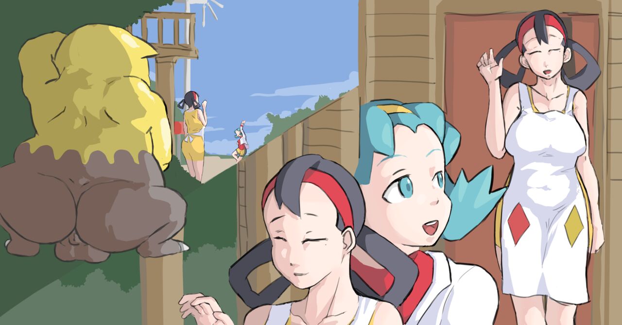 Drowzee x Johto Mom Comic page 1 full