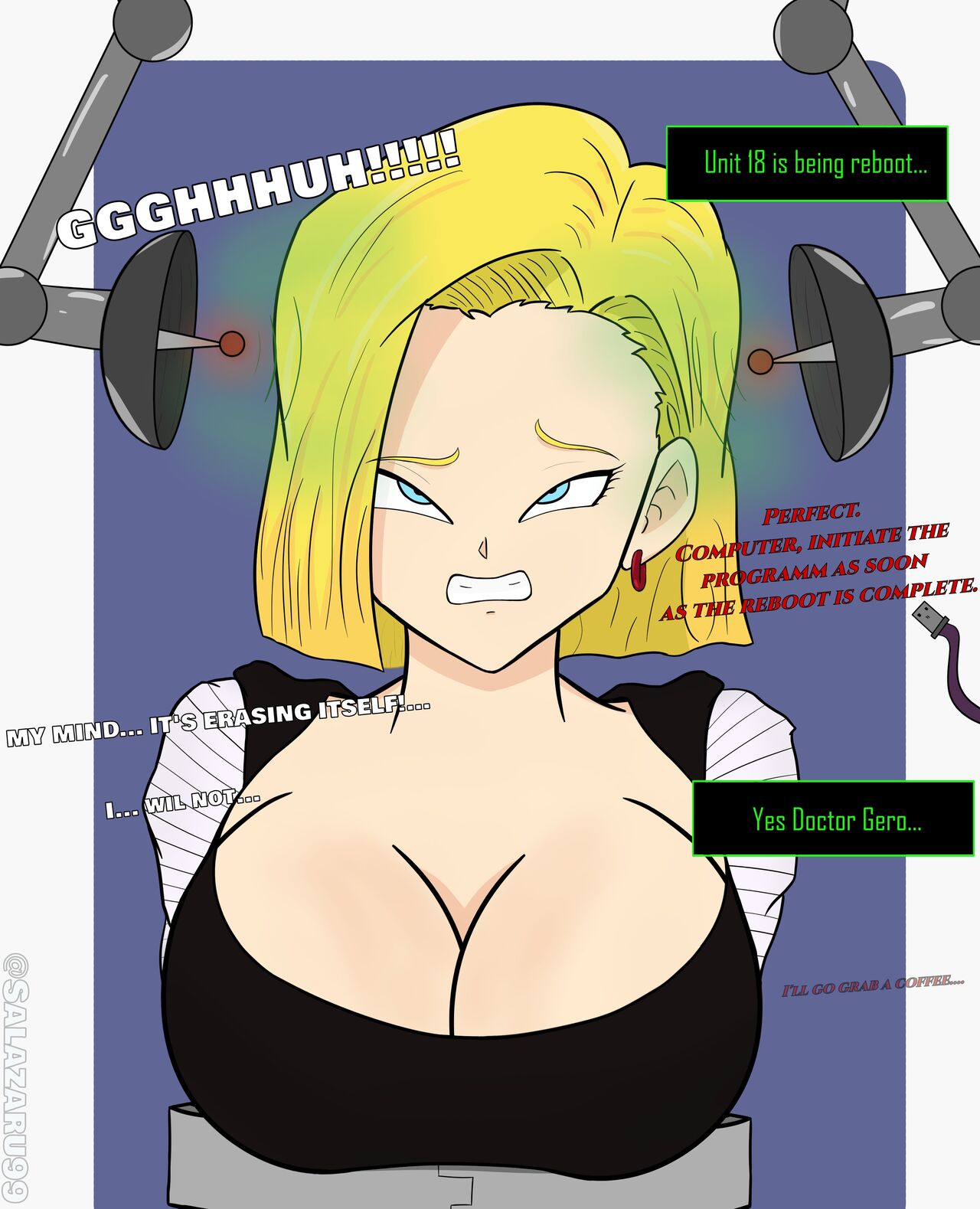 Android 18: Reprogrammed page 3 full