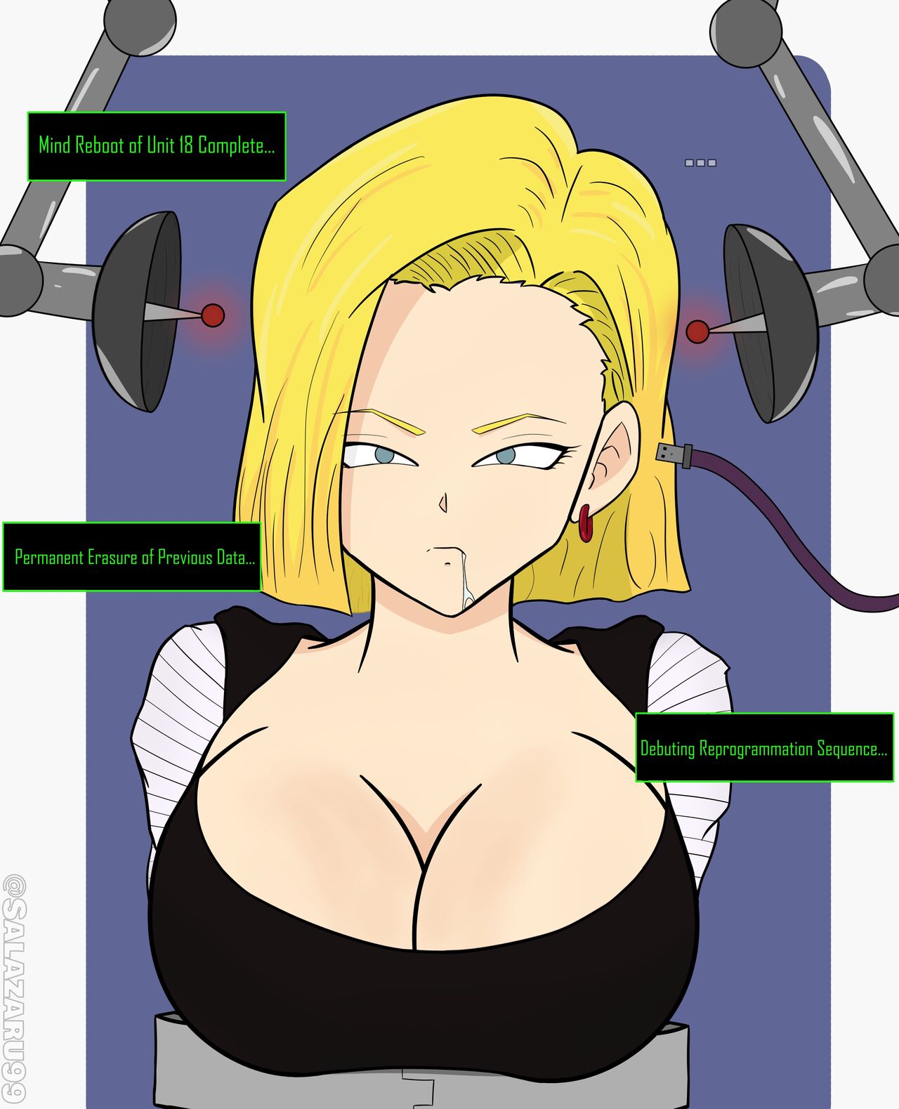 Android 18: Reprogrammed page 4 full