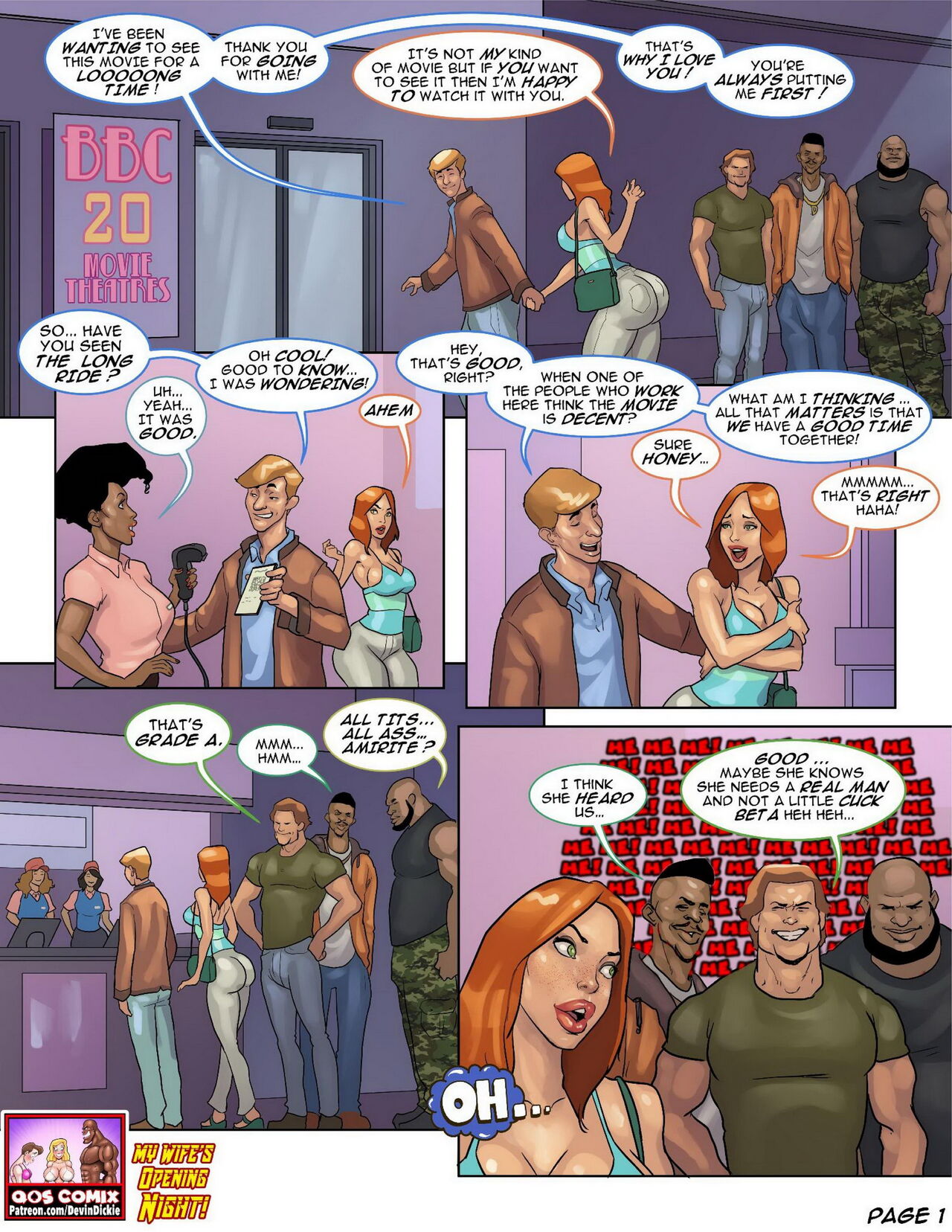 Devin Dickie - My Wife's Opening Night page 2 full