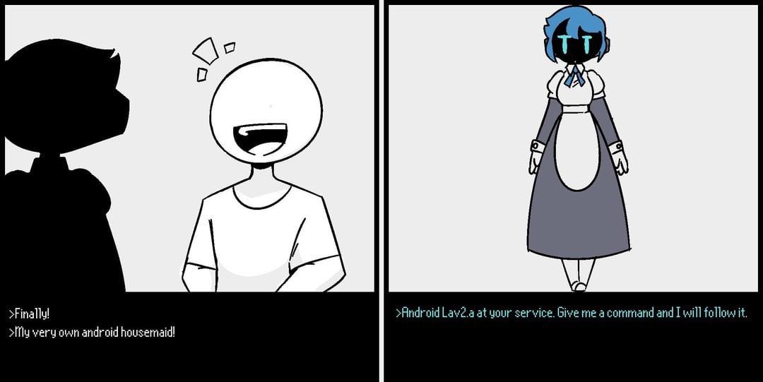 Lav, The Customizable Android Maid page 1 full