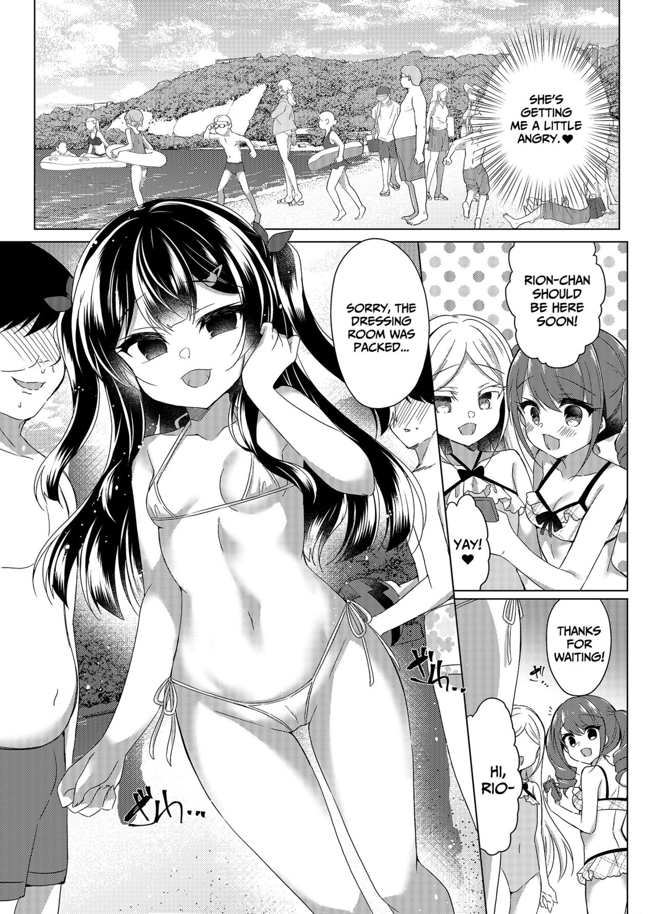 Namaiki Mesugaki ni Saimin Shido ~Micro Bikini de Koukai Roshutsu~ | Using Hypnosis To Control This Cheeky Girl ~Exposing Her Body In Public With a Micro Bikini~ page 6 full