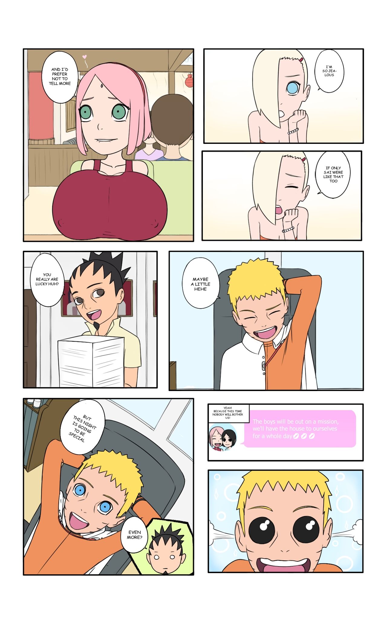 Hot days in Konoha 2  - English - Ongoing page 9 full