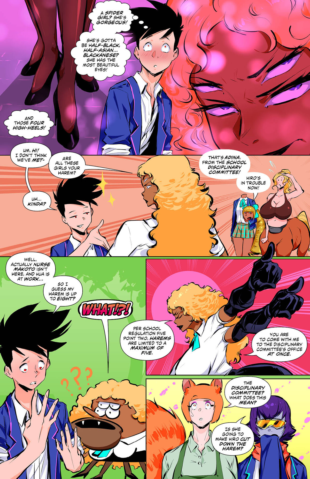 Monster Girl Academy #22 page 3 full