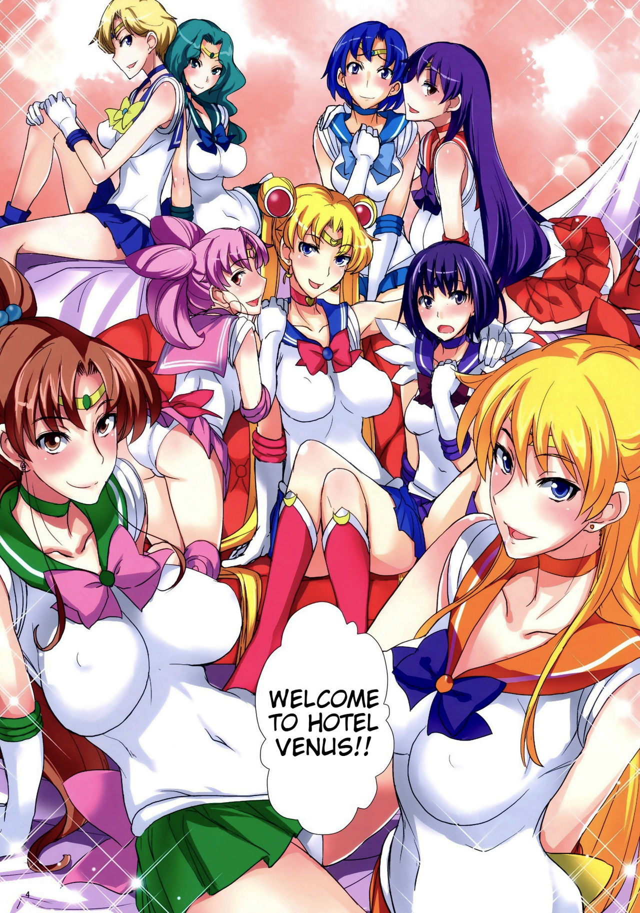 Sailor Moon Harem page 8 full