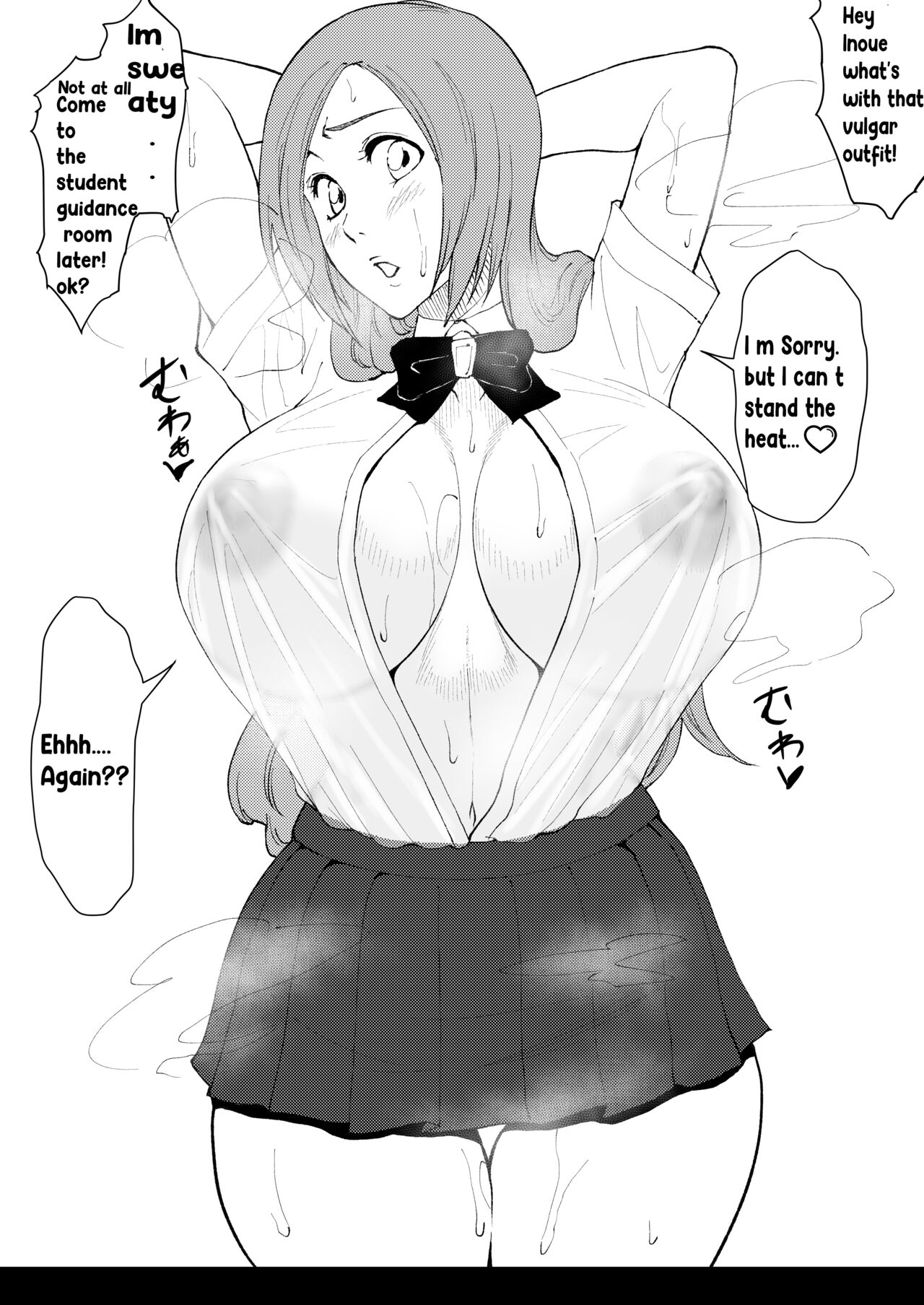 orihime/matsumoto/yoruichi schoolgirl uniform page 2 full
