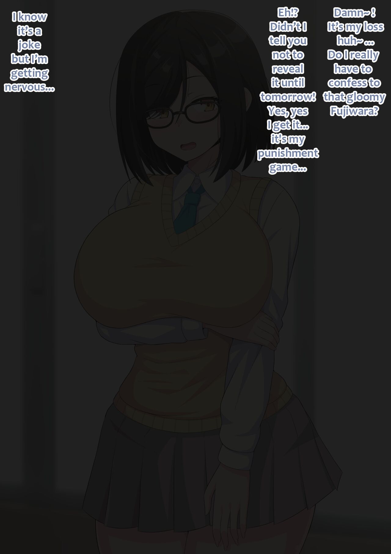 A story about confessing to a shady classmate as a punishment, only to be tormented by her feet and smell page 1 full