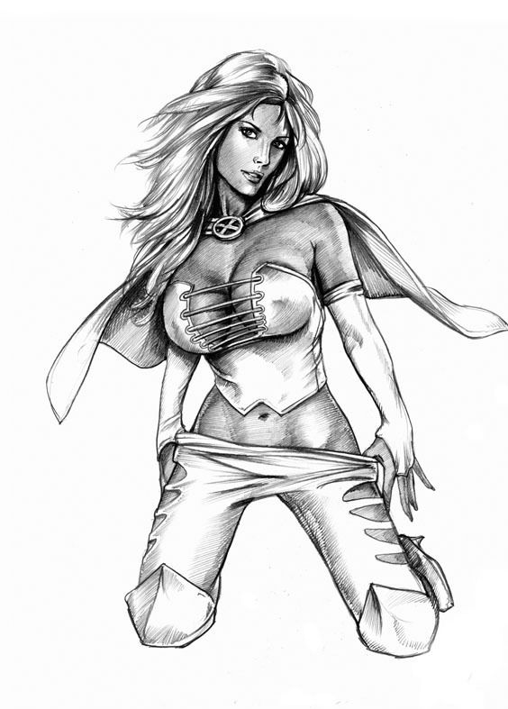 Super Hero Sketches 2 page 10 full