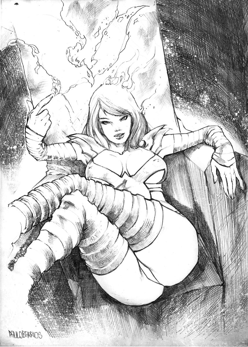 Super Hero Sketches 2 page 9 full
