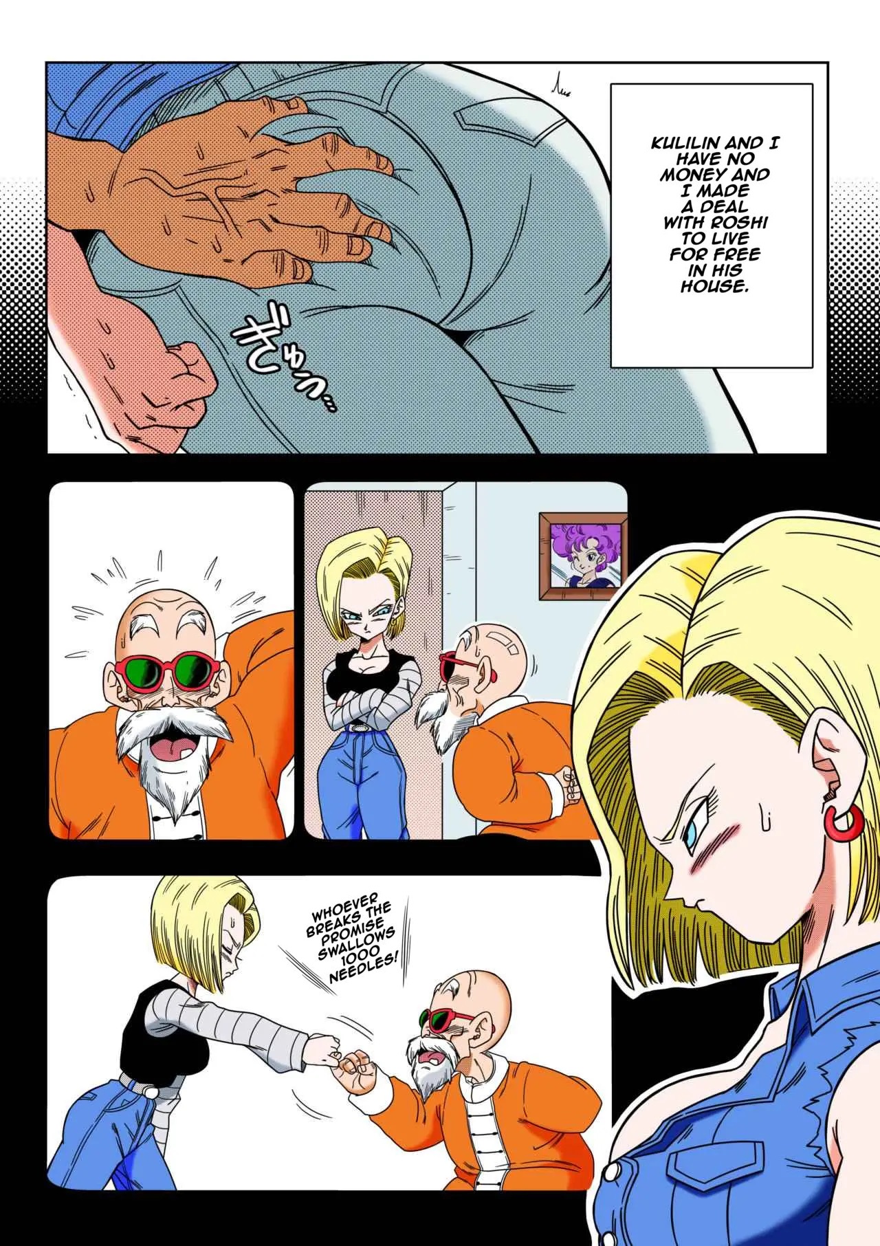 Android 18 vs Master Roshi - Page 3 - IMHentai