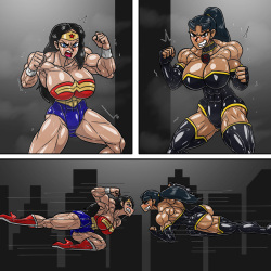 Wonder Woman vs Super Woman