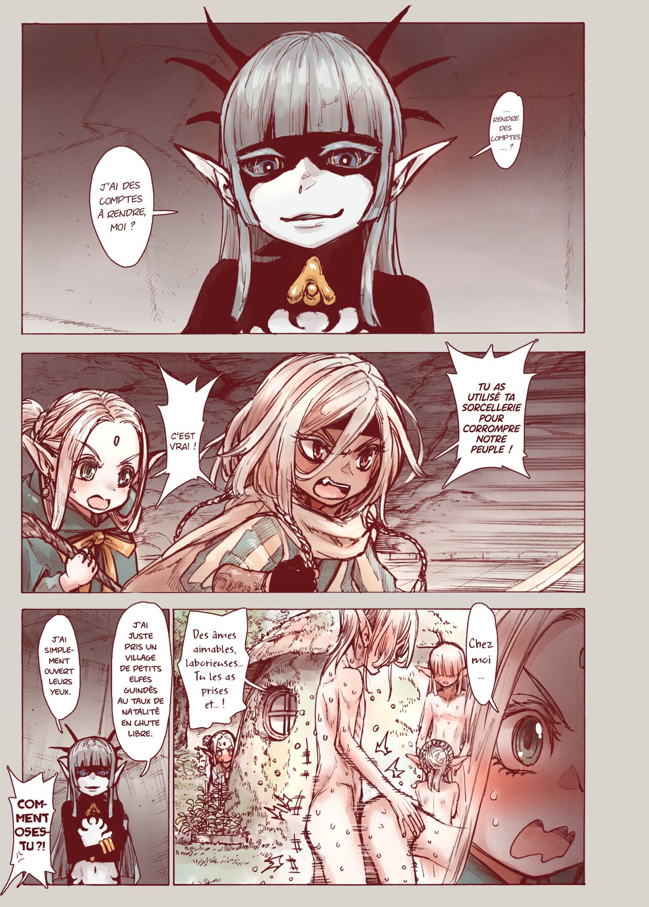 Daraku no Majo Shounen Yuusha to Tsurupeta Elf wa Ika ni Shite Majo ni Yabureta ka | La Sorcière de la Dépravation page 10 full