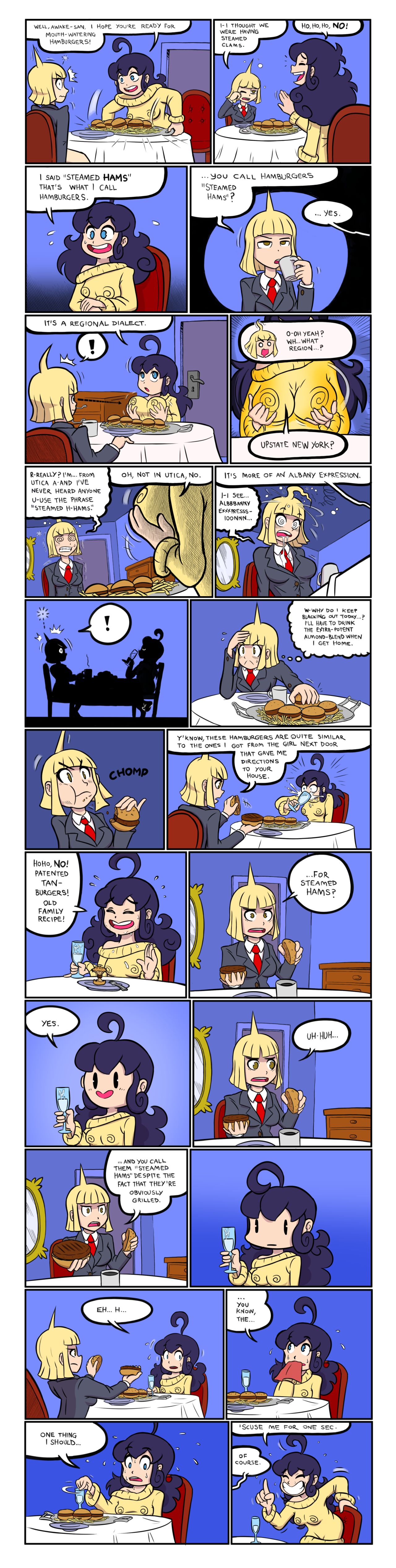 Steamed Hams but it's a Hypno Comic page 3 full