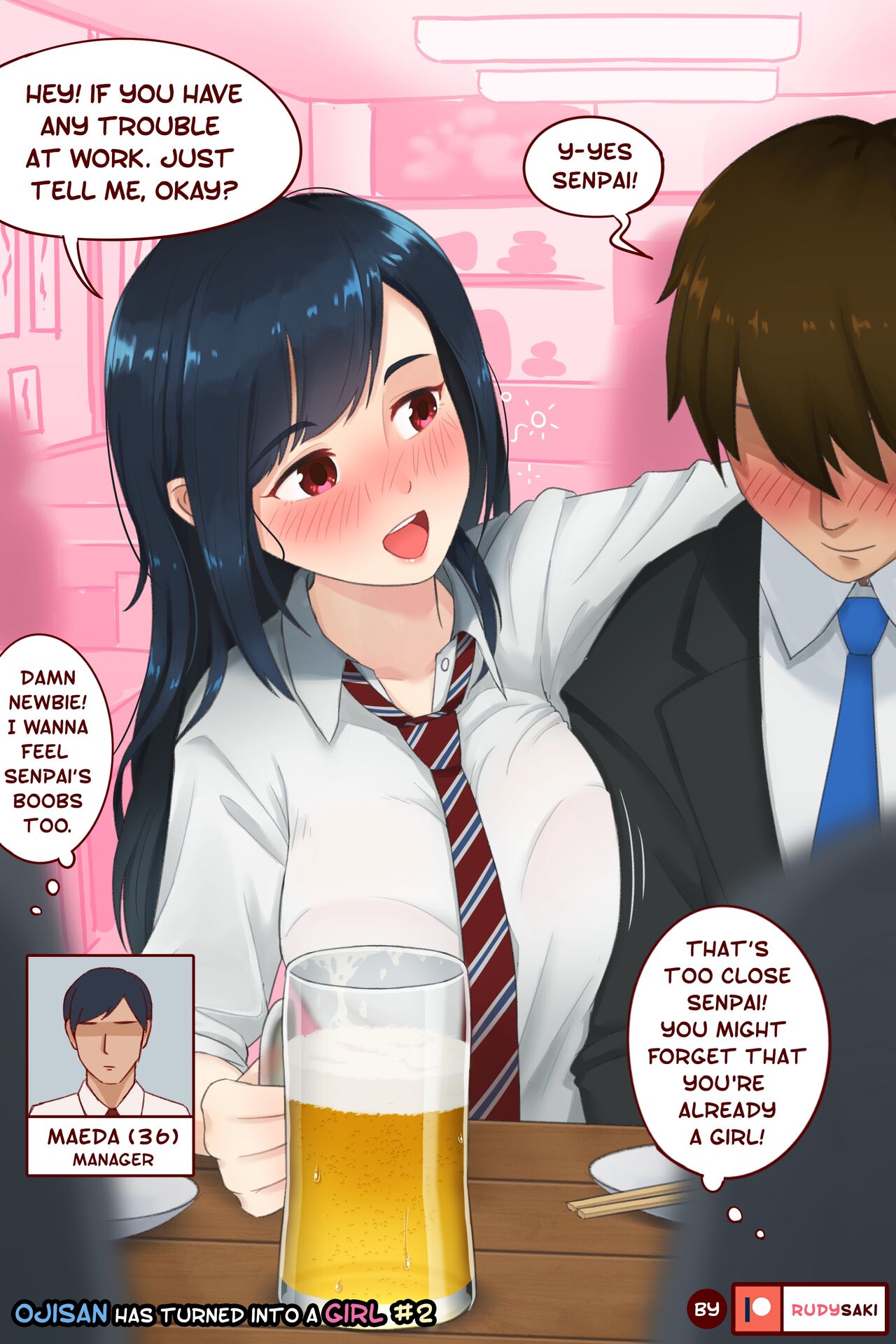 Ojisan has turned into a girl page 4 full