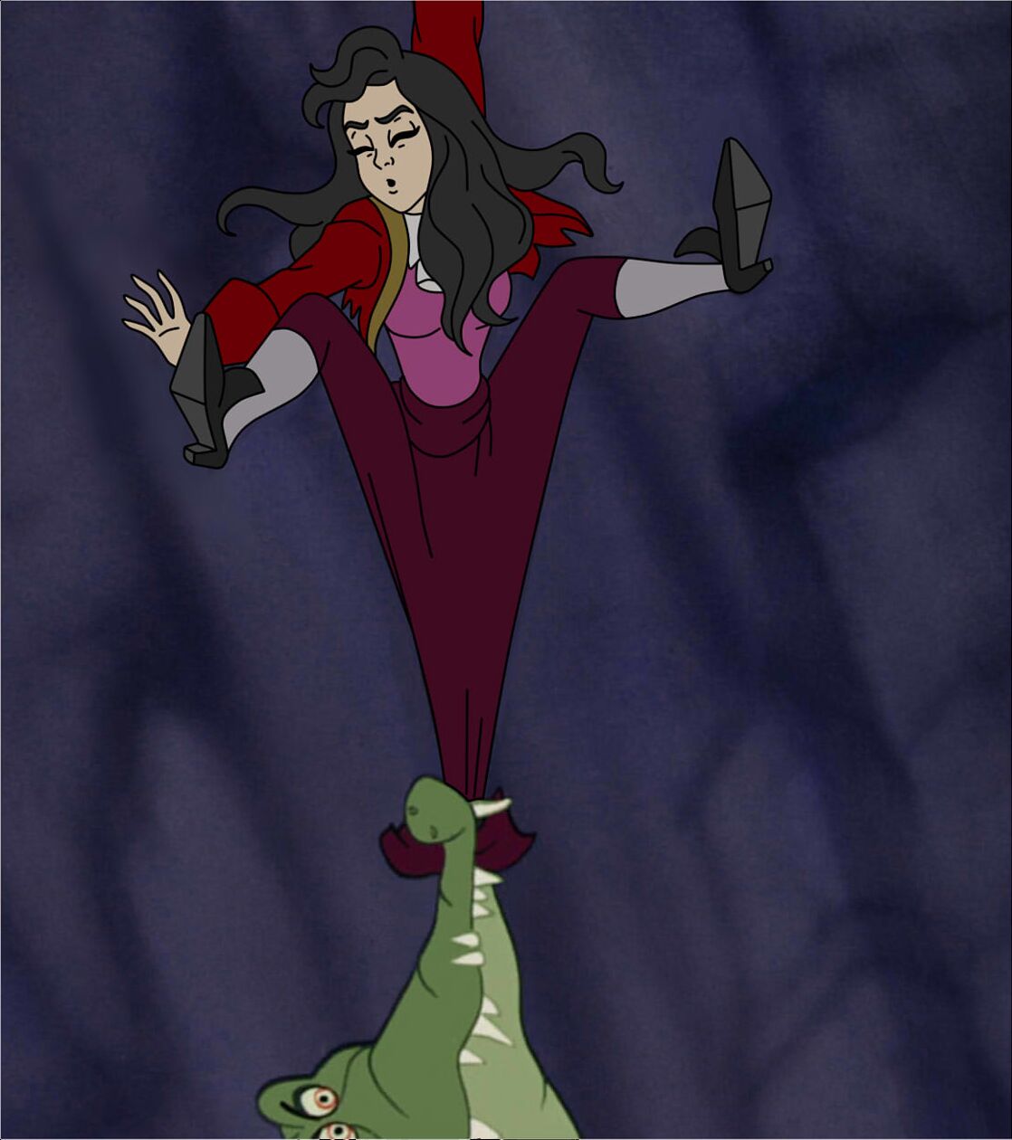 Female!Captain Hook ENF/EUF comic panels and pages by SerisaBibi page 8 full